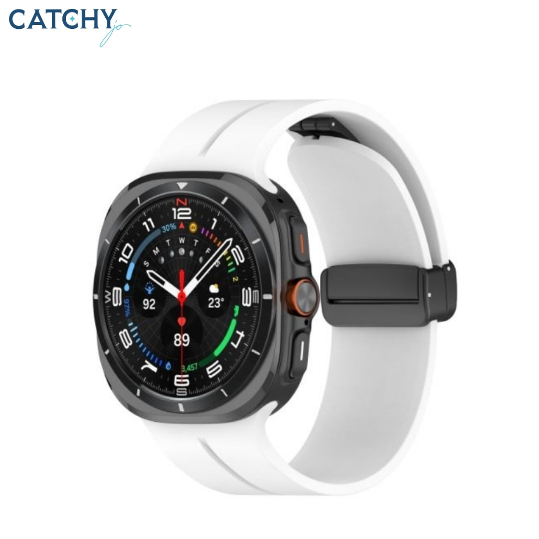 Samsung Magnetic Folding Buckle Silicone Watch Band