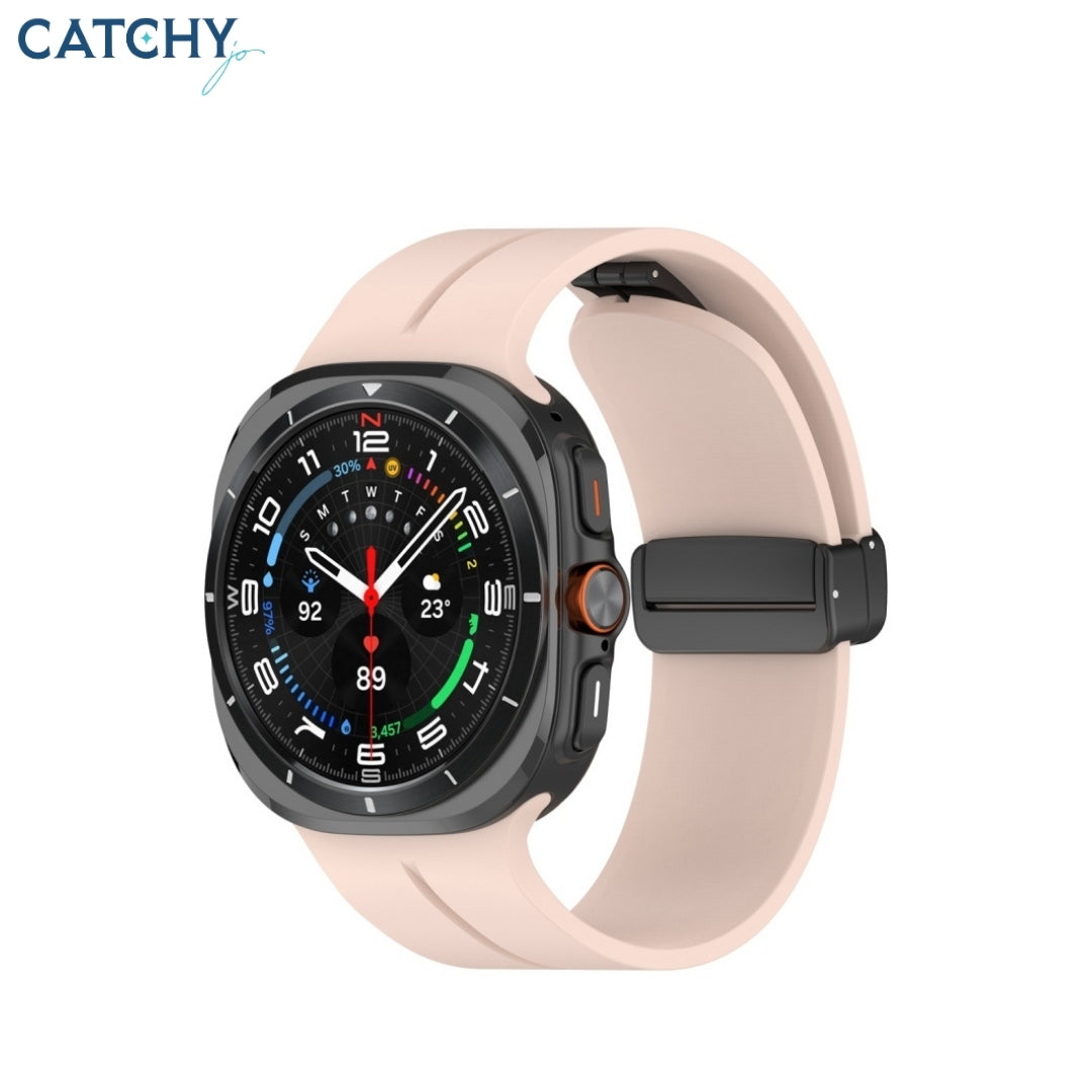 Samsung Magnetic Folding Buckle Silicone Watch Band