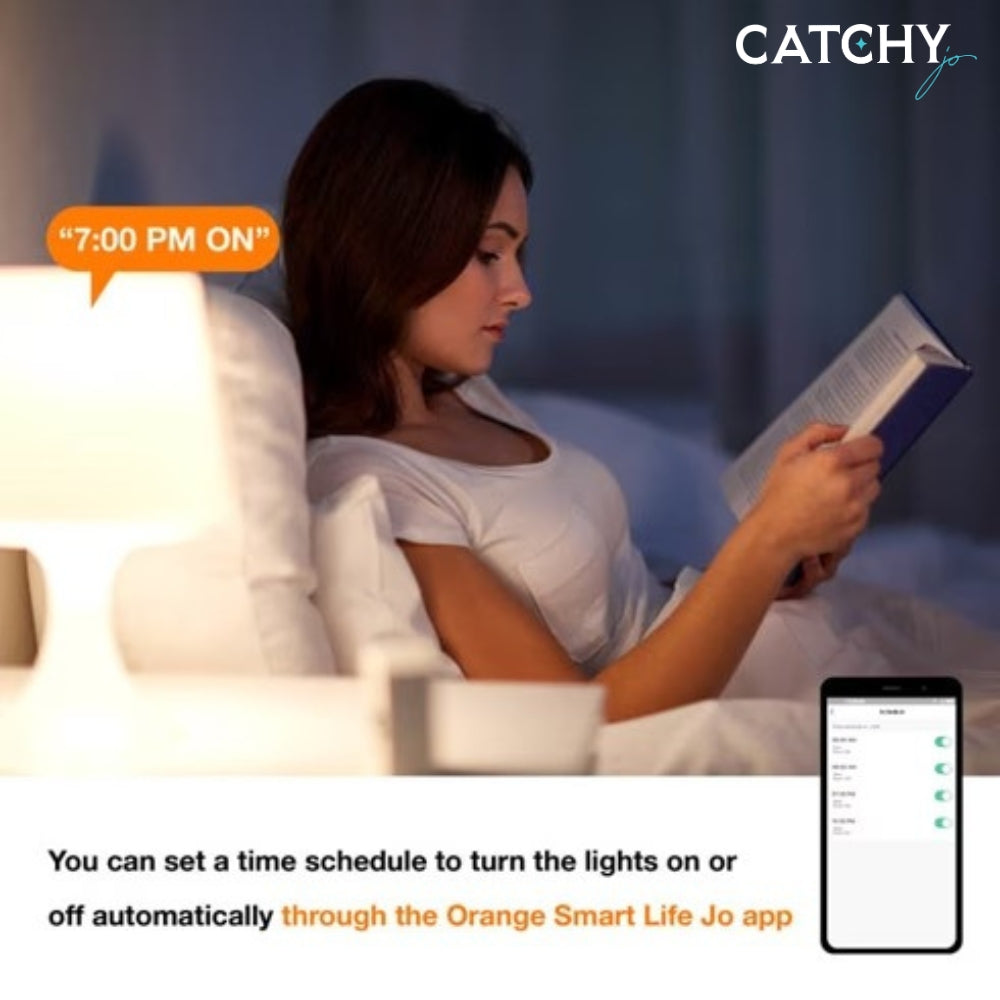 Orange WiFi Smart Bulb