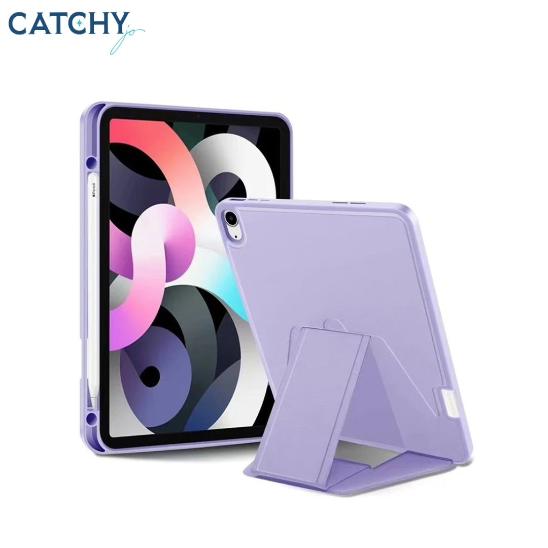 iPad PU Leather Case With Pen Slot & Holder Protector