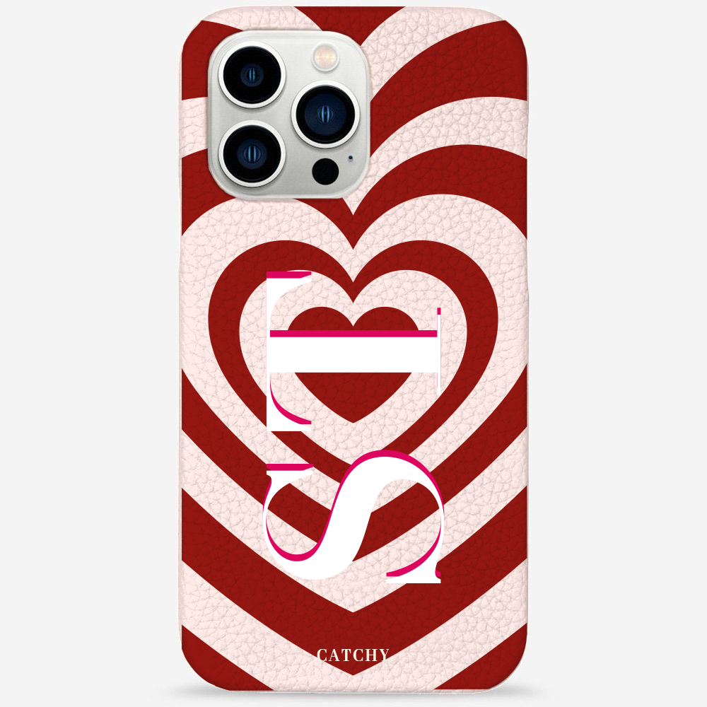 iPhone Leather ST Heart Case (Design)