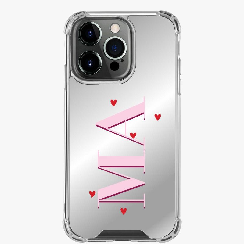 Full Mirror MA Heart Case With Name (Design)